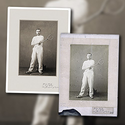 Restoration and digital archiving of photographs from the collection of New York’s Racquet and Tennis Club.