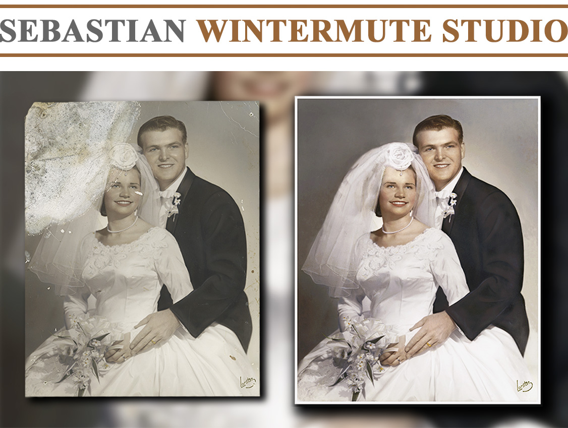 While there is no easy fix for photographs covered with stains and mildew, and restoration can be time-consuming and costly, a professional photo restorer can bring those water-damaged photographs to their original condition, to be enjoyed by a family for generations to come.